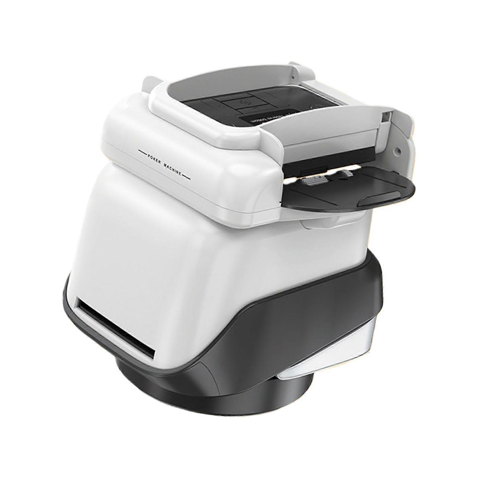 Durability Plastic Automatic Card Shuffling Device for 4 Decks Features 360 Rotation and Long Battery Life Multicolor