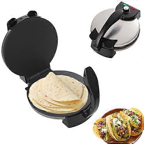 Electric Roti Maker 12 Inch Automatic Chapati Maker NonStick DoubleSided Heating Adjustable Temp