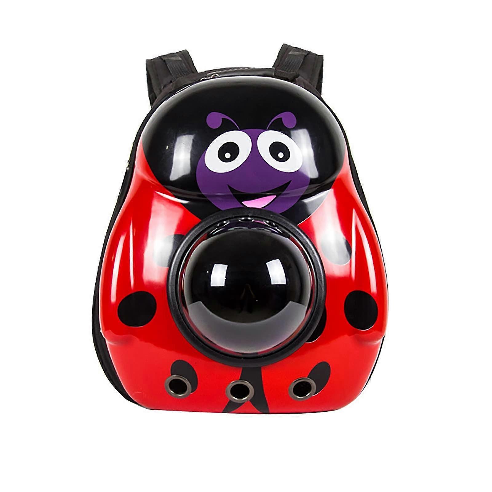 Cat Backpack Carrier with Space Capsule Design, Hard Shell, Ventilated for Travel Hiking Camping