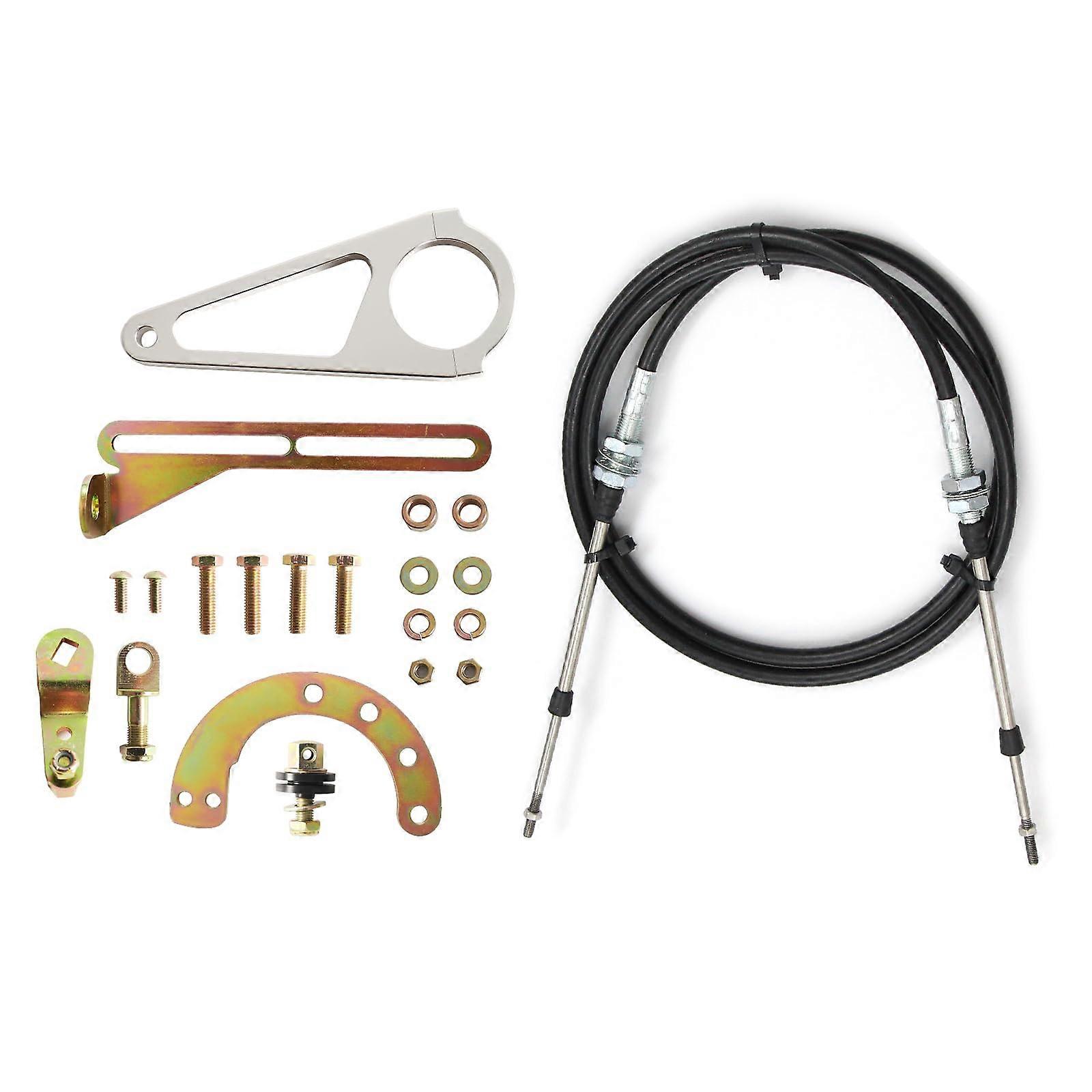 2 Inch Adjustable Shift Linkage Kit Compatible with GM Column Transmissions Heavy Duty Build