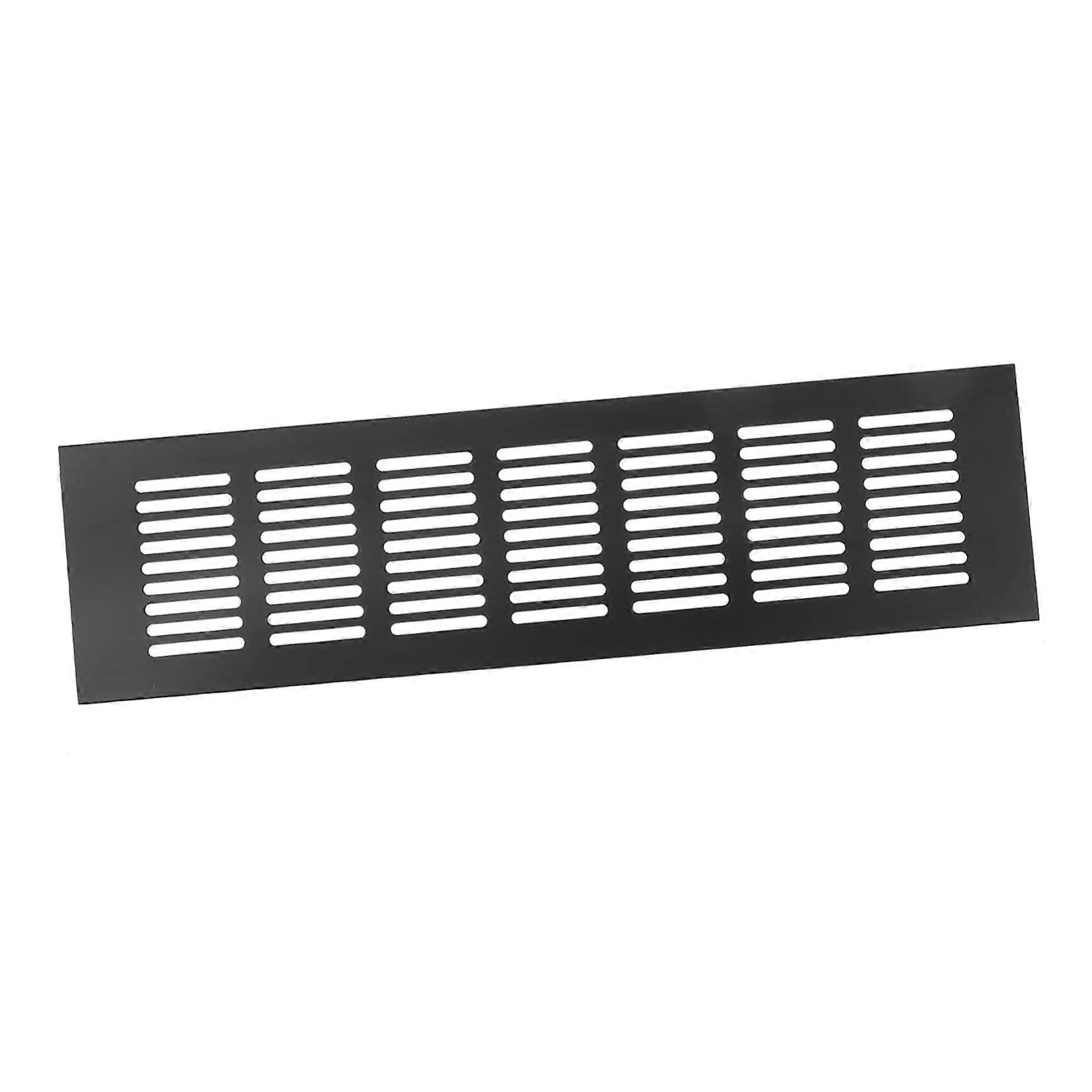 Aluminum Alloy Rectangular Air Vent Cover Rustproof Moisture Resistant Mesh Grille for Cabinet Closet Kitchen Bathroom