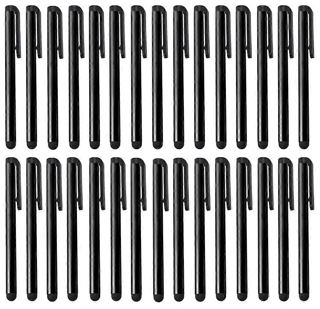 30 Pack Slim Black Stylus Pens for Touch Screens, Compatible with Google Nexus 7 Tablet, Smooth Touch Control