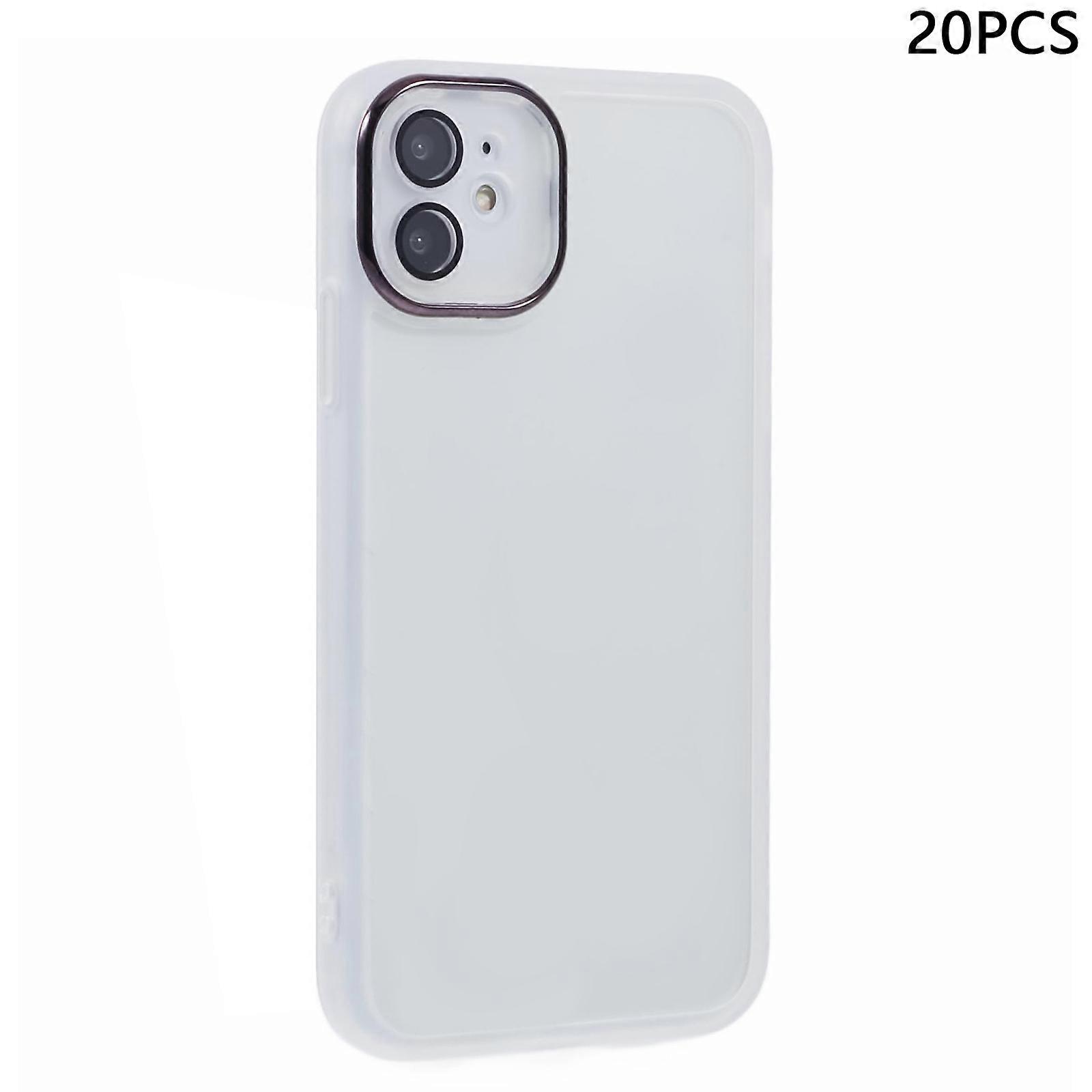 Bulk Purchasing 20Pcs For iPhone 11 Case Electroplated Camera Frame TPU Phone Cover Precise Cutouts 