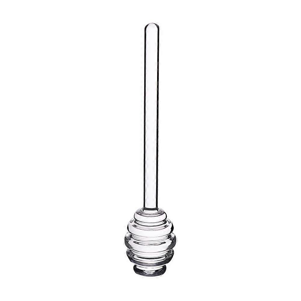 Glass Honey Dipper for Jars 15cm Long Handle Stick Precise Honey Control Easy Clean Baking Tool