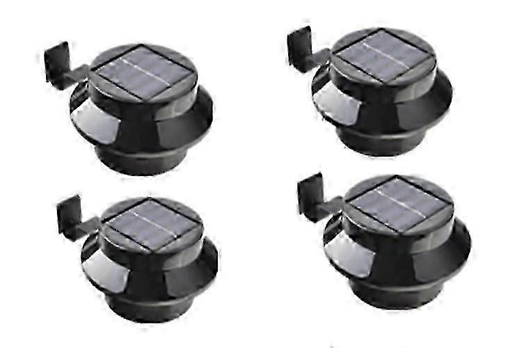 4-Pack Outdoor Solar Gutter Lights