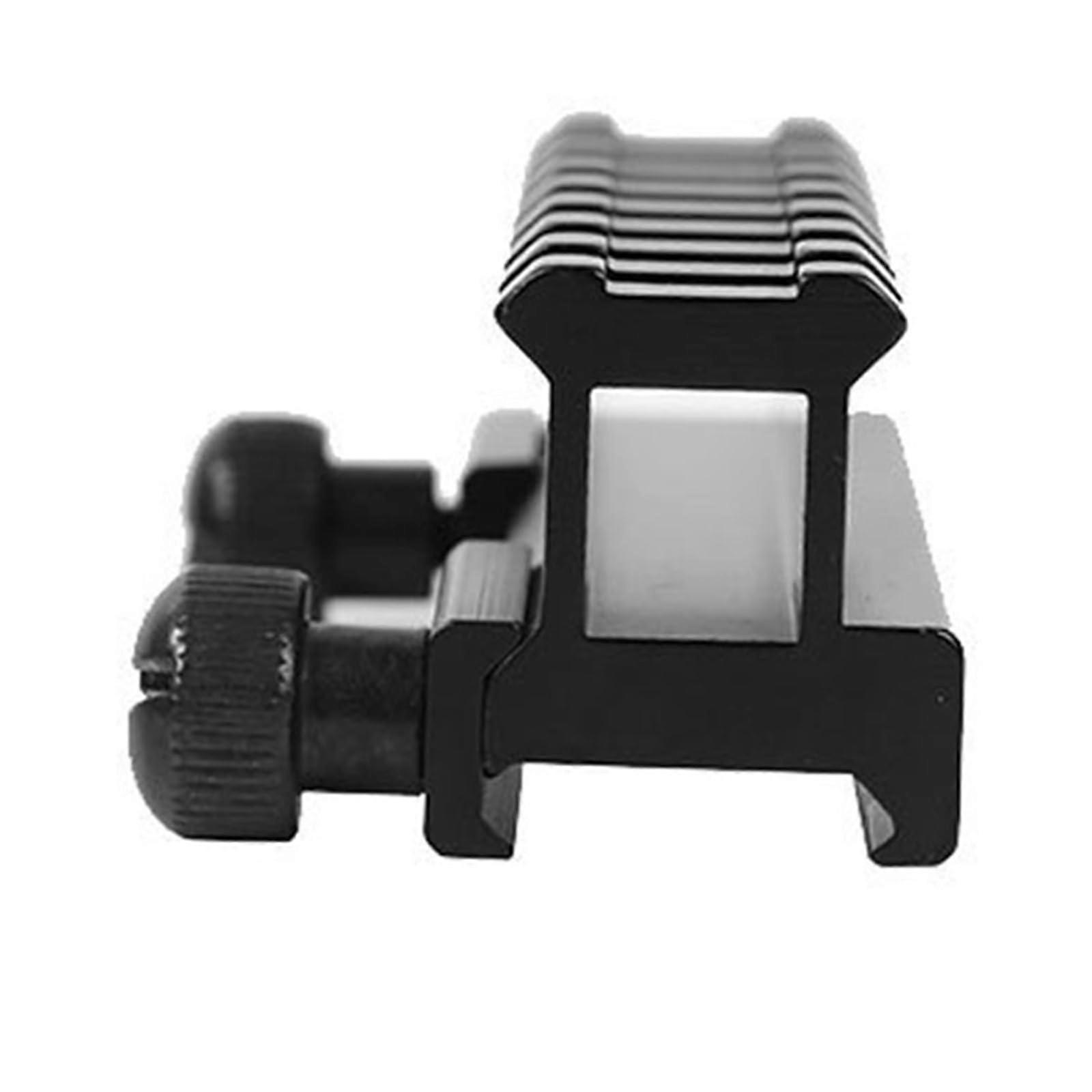Picatinny Rail Scope Riser Mount, Medium Profile Forward Cantilever with 8 Slots Aluminum Alloy