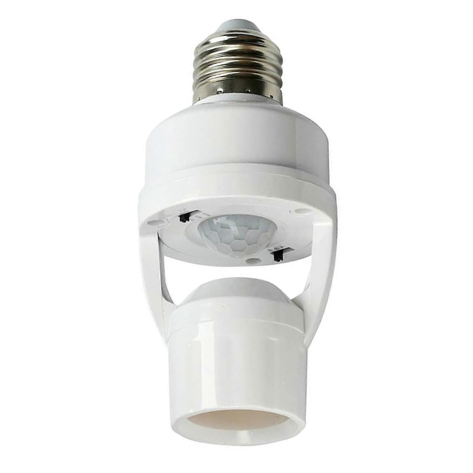 LED Lamp Bulb Holder With Infrared PIR Motion Sensor E27 Motion Sensor Light Socket with Light Control