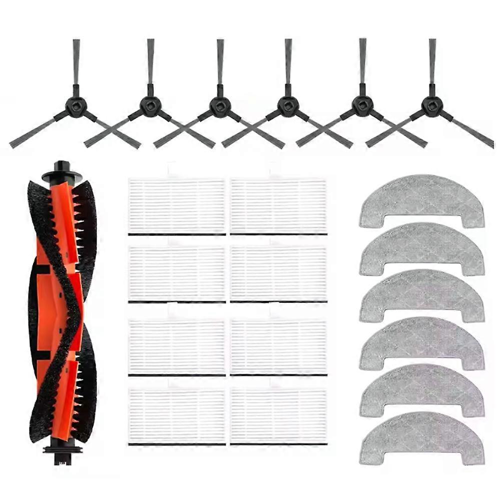 For MOVA S800 /E20/ E20 Pro/ E20 Pro Plus/Trouver E20 /E20 Pro/ E20 Plus Vacuum Accessories Main Side Brush Filter Mop