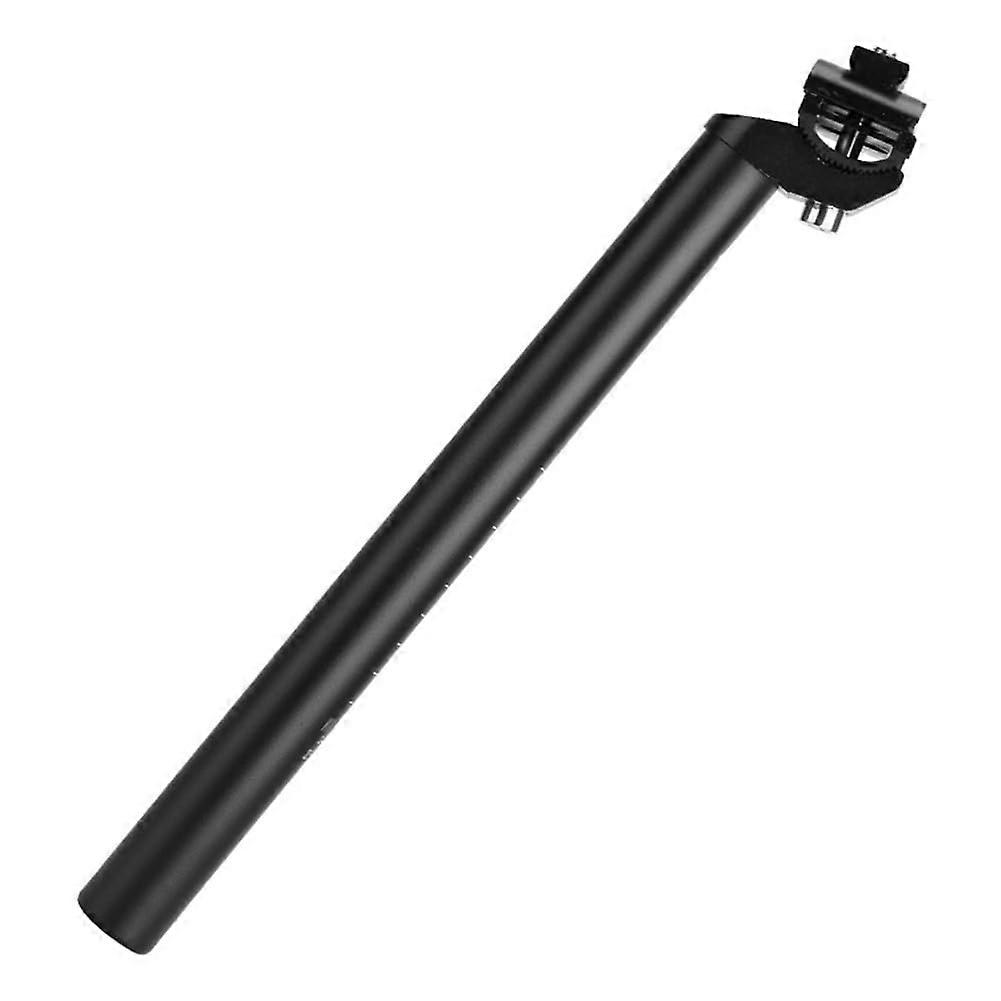 25.4mm Aluminum Bicycle Seatpost 300mm Lengthened Tube with Safety Line Mark for Road Bike