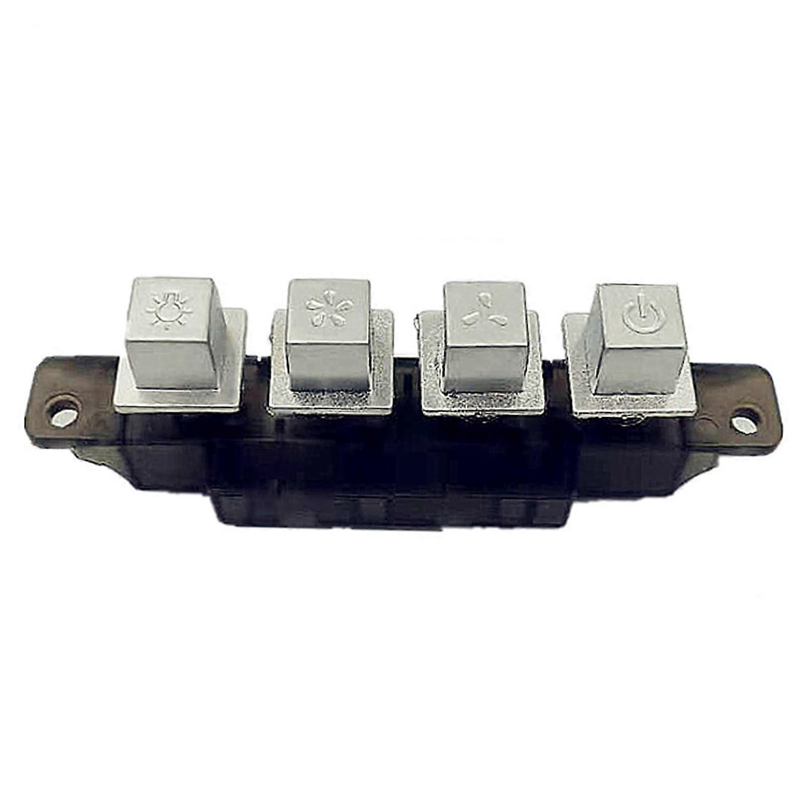 Kitchen Ventilation Control Button Piano Type Push Switch for Cooker Hood and Kitchen Appliances