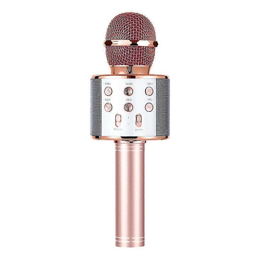 Bluetooth Wireless Karaoke Microphone Multifunction Universal Home Use Condenser Microphone