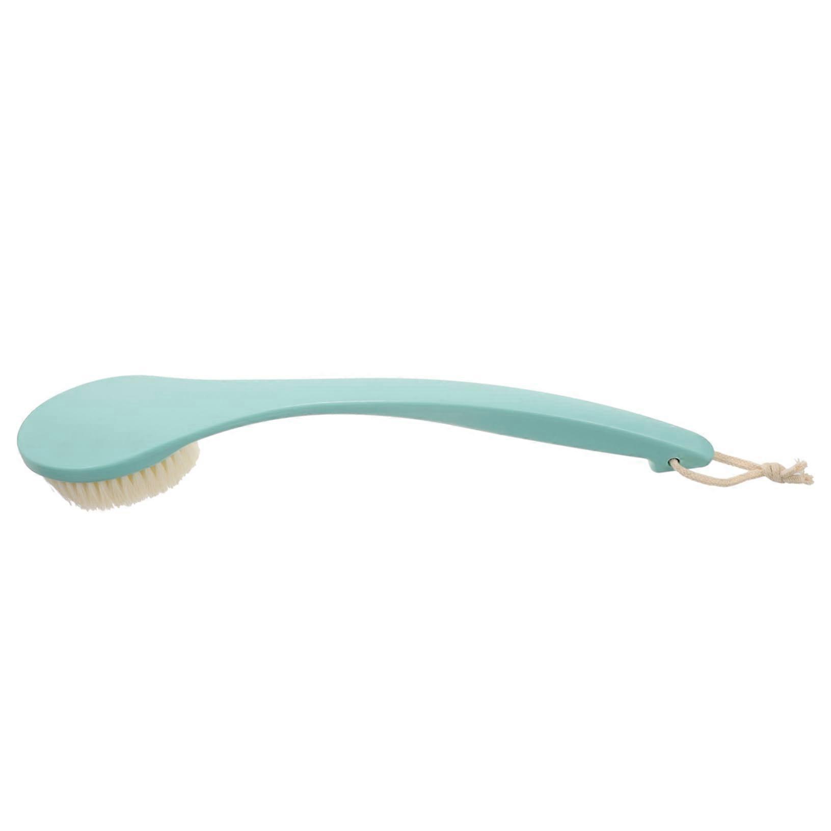 Back Scrubber Double Pack Silicone Body Brush with Long Ergonomic Handle for Shower and Bath