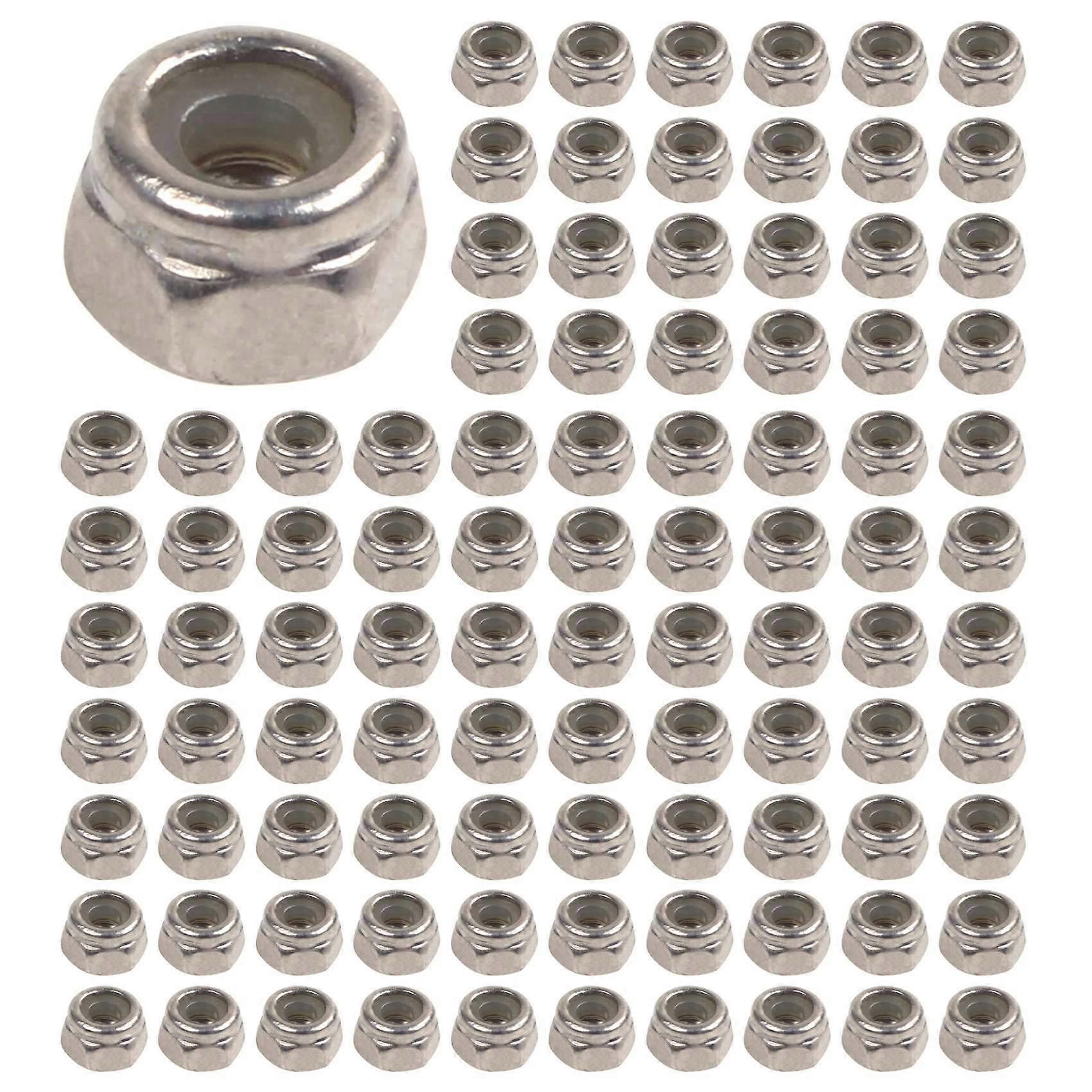 300pcs M2 Zinc Plated Self-Locking Nylon Insert Hex Lock Nuts