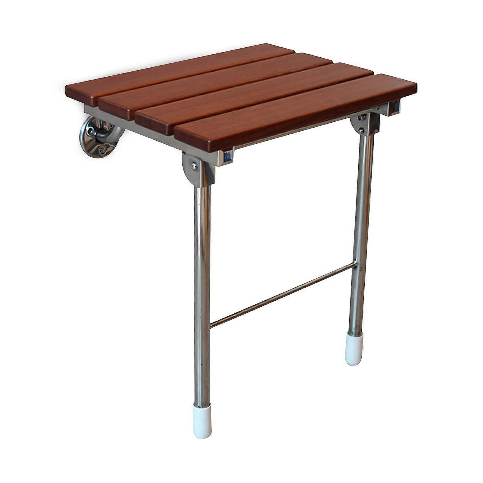 Folding Shower Seat 353 lbs Capacity Wall Mounted Bench for Elderly Small Bathroom Space Saving