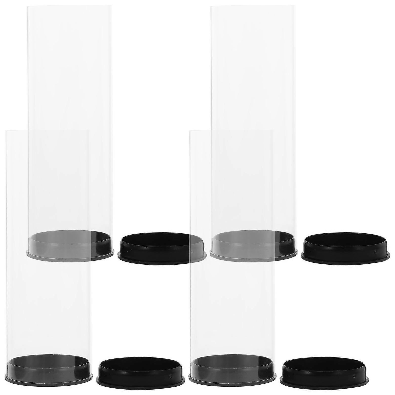 Golfs Storage Box for Storage 4Pcs Durable PVC Display Case