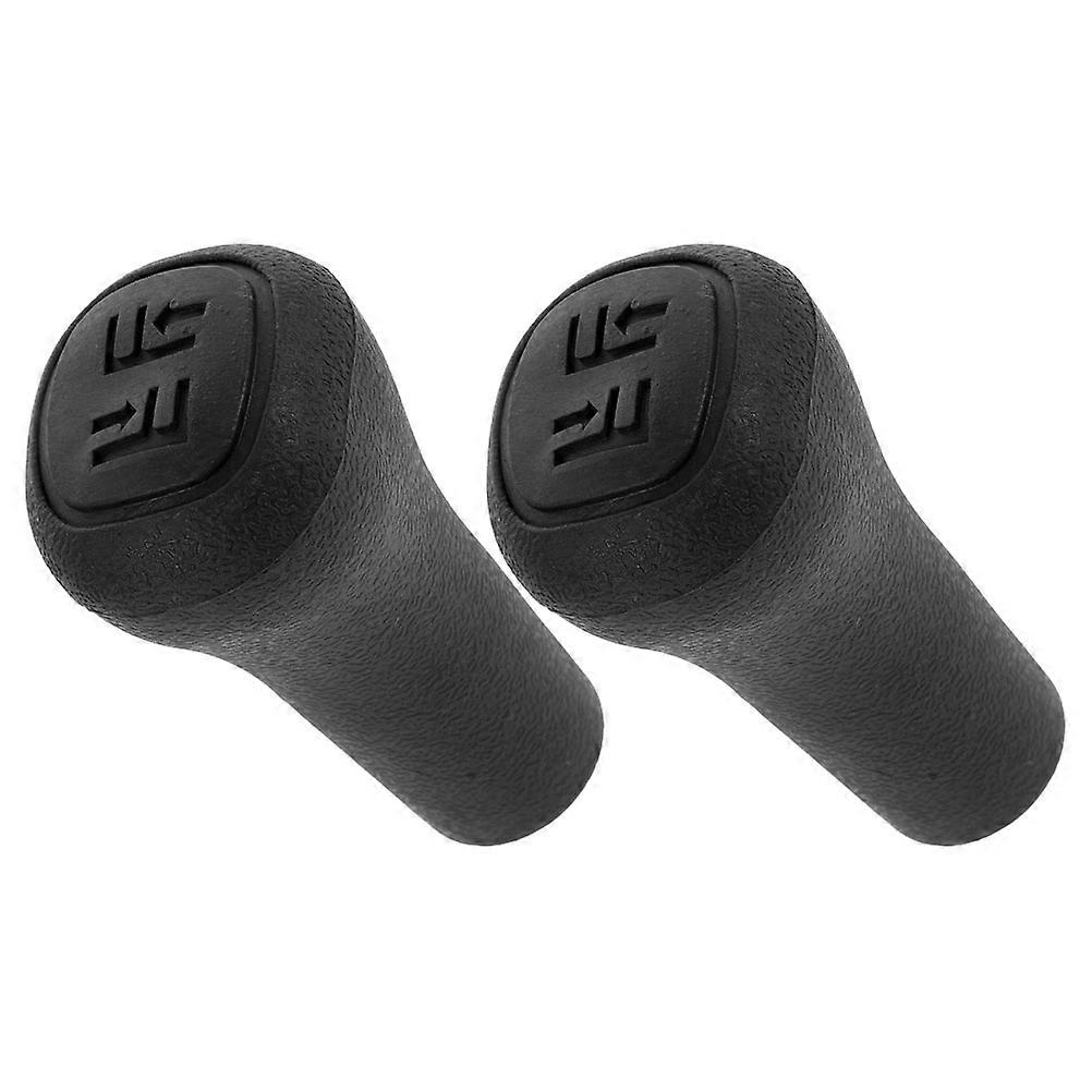Replacement Forklift Handle Knob for Lever Control Plastic 2Pcs Black