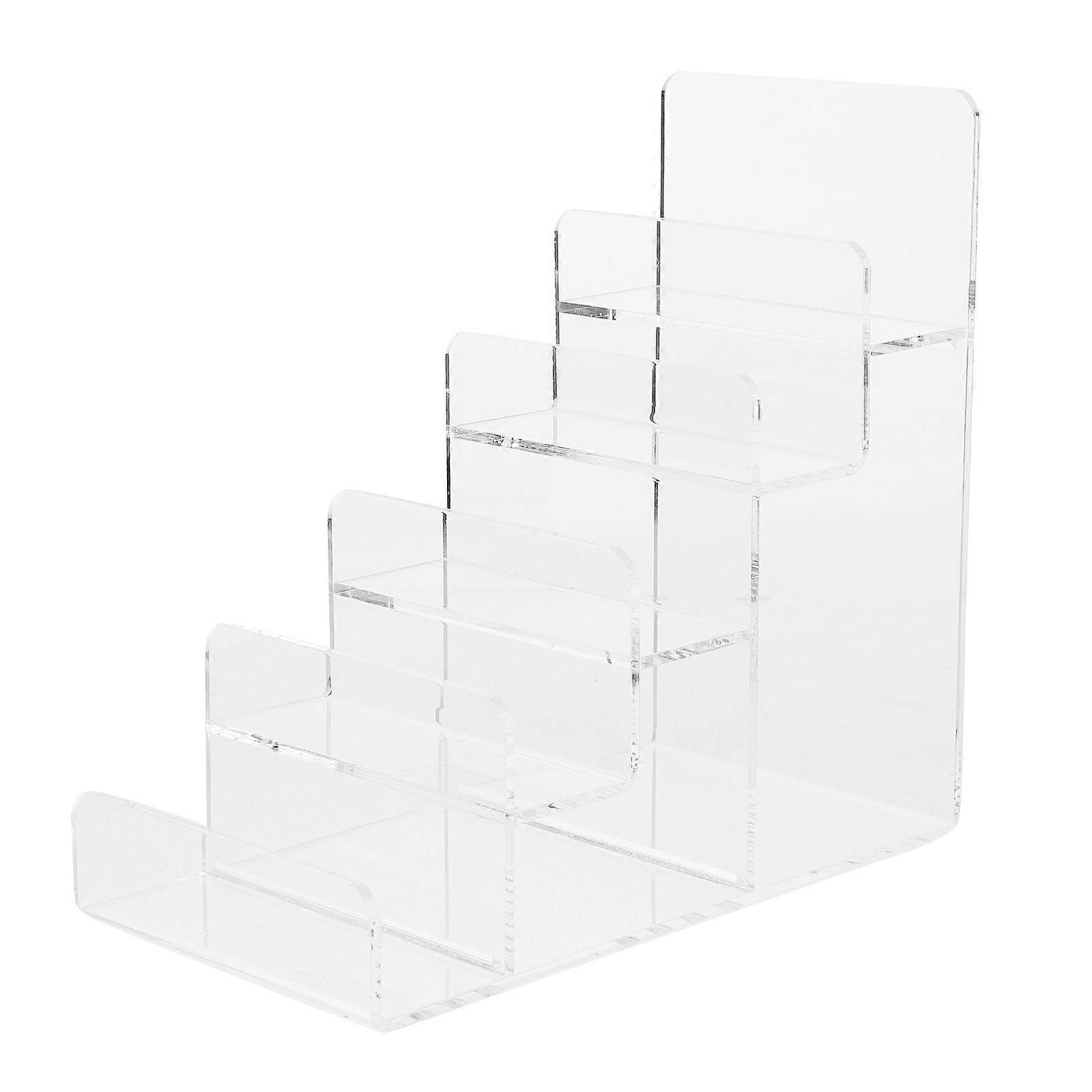 Acrylic Wallet Display Stand for Wallet Presentation 5Pcs Riser Shelf