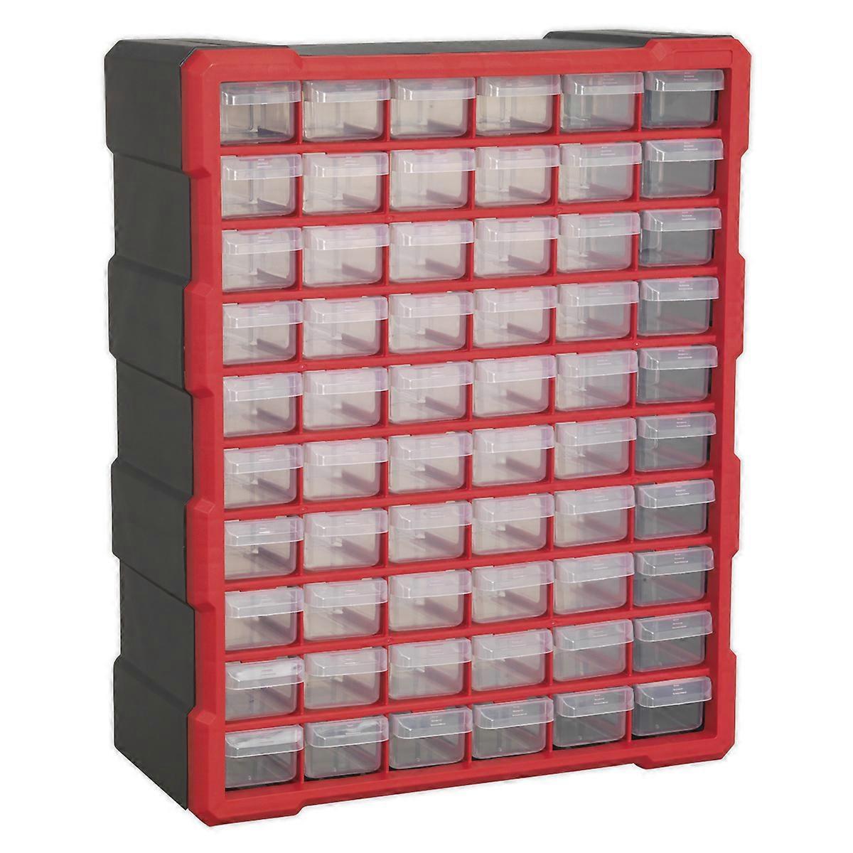 Sealey Apdc60R Cabinet Box 60 Drawer - Red/Black
