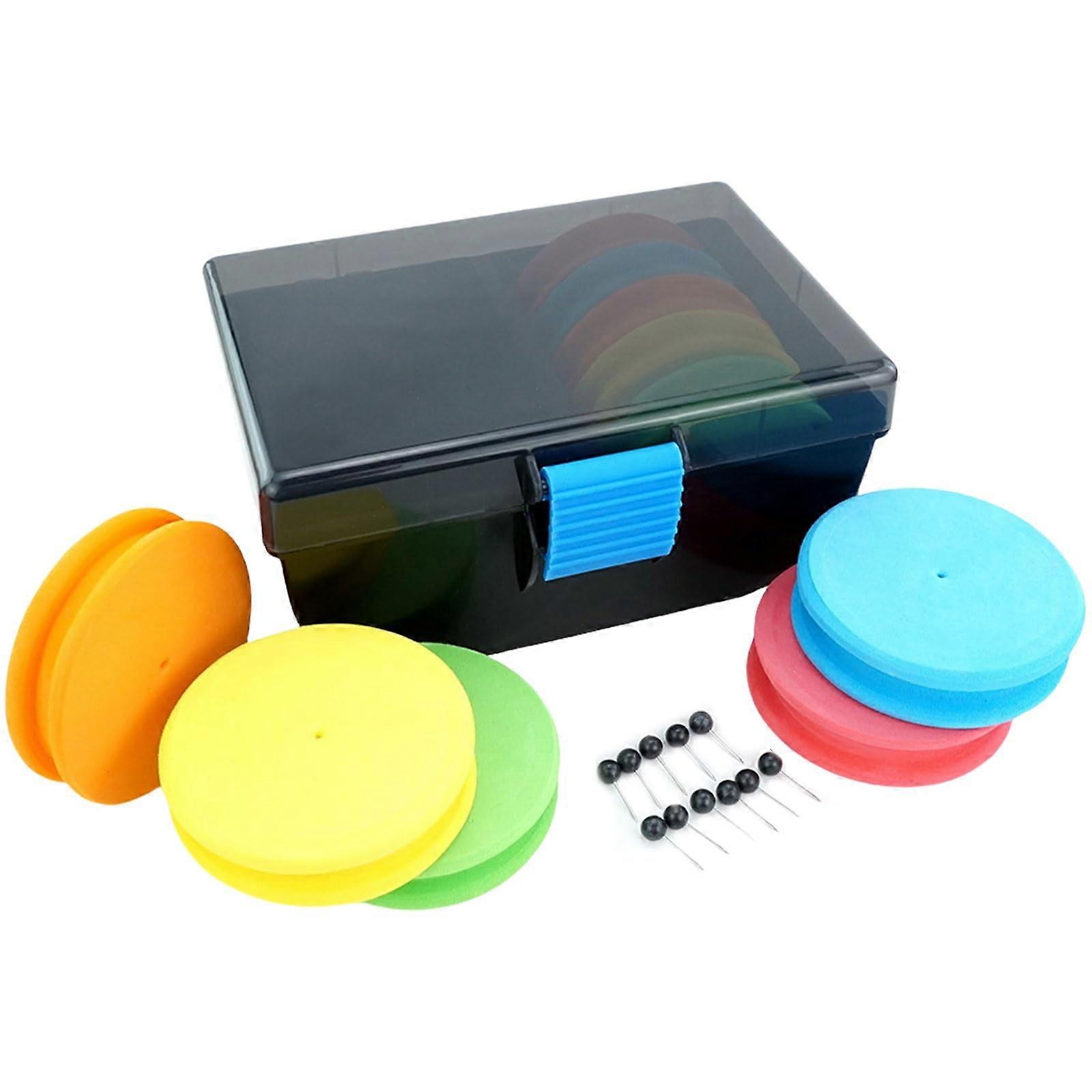 Fishing Line Holder Foam Spool Board for Tangle Leader Storage and Quick Rig Changes, 10pcs