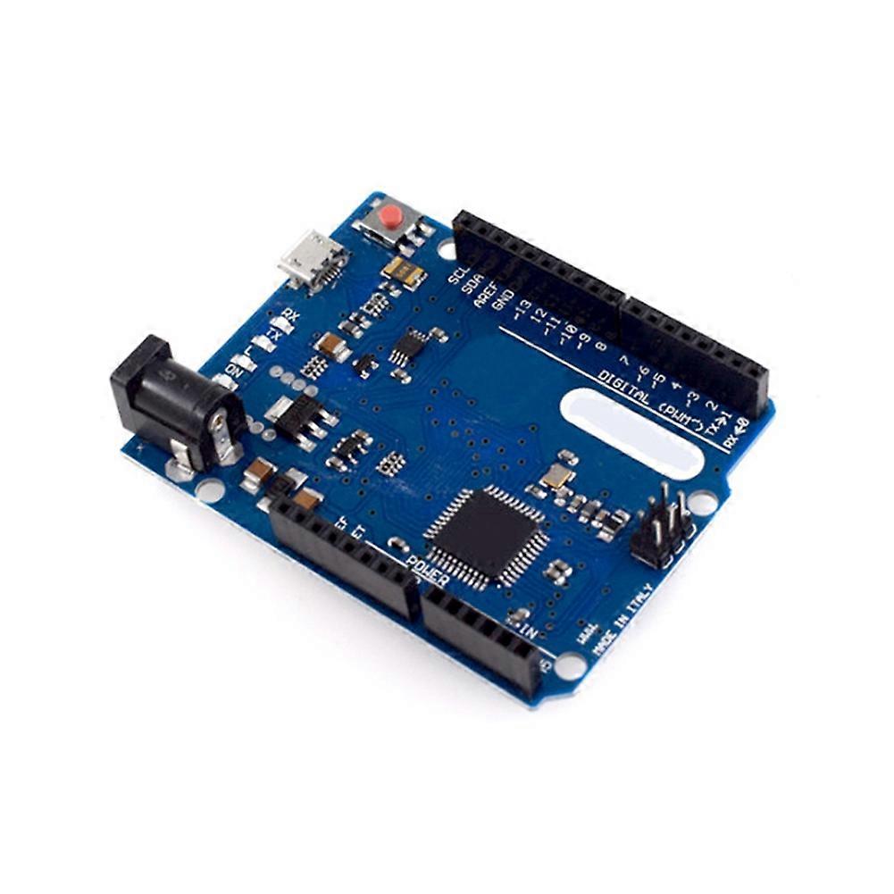 R3 Microcontroller ATmega32U4 Development Board Compatible with Arduino IDE DIY Kit for Robotics Prototyping Learning