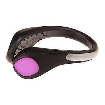 Nouveauté ! Lampe LED à clip pour chaussures, accessoire idéal pour la course et le cyclisme nocturnes en extérieur, lampe LED clignotante pour plus de sécurité lors des fêtes et célébrations | Plastique, rose