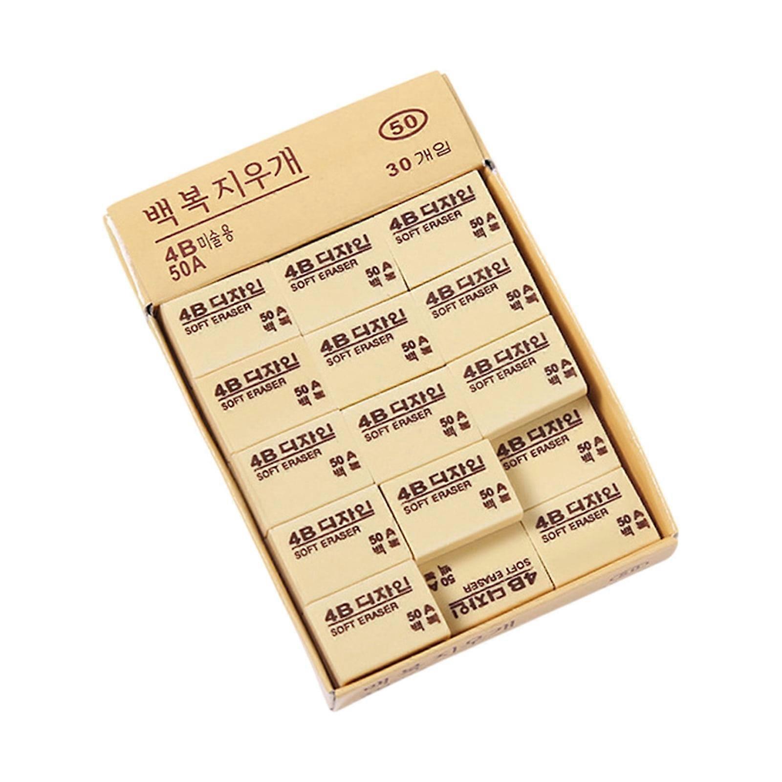 Pencil Eraser Set, 30 Count, 1 Pack