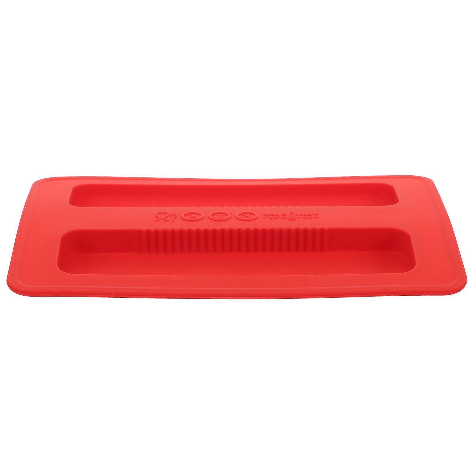 Red Silicone Toaster Lid Bread Maker Cover for Protective Function