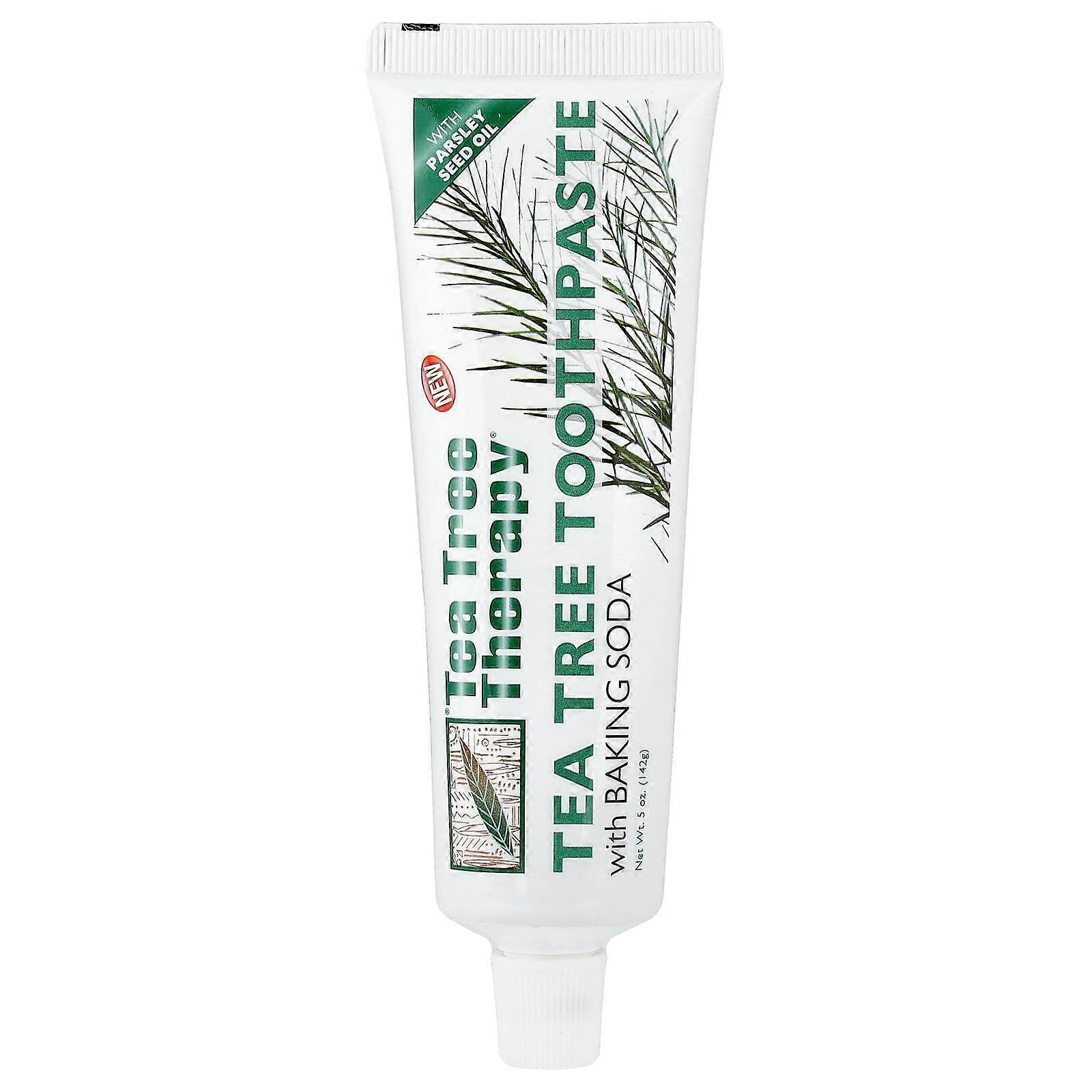 Tea Tree Therapy, Tea Tree Toothpaste with Baking Soda, 5 oz (142 g)