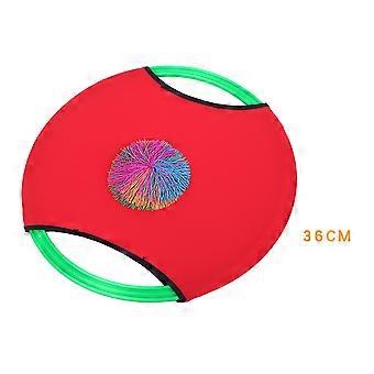 Elastic Flying Dish Paddle Toy for Toss and Catch 2Set Home and Outdoor Use