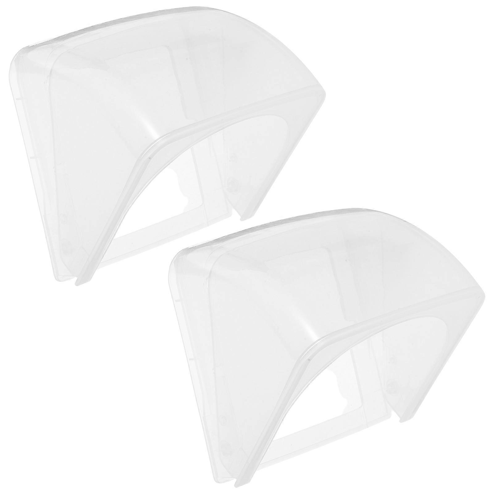 Outdoor Plastic Electrical Box Cover for Waterproof Socket Guard 2Pcs