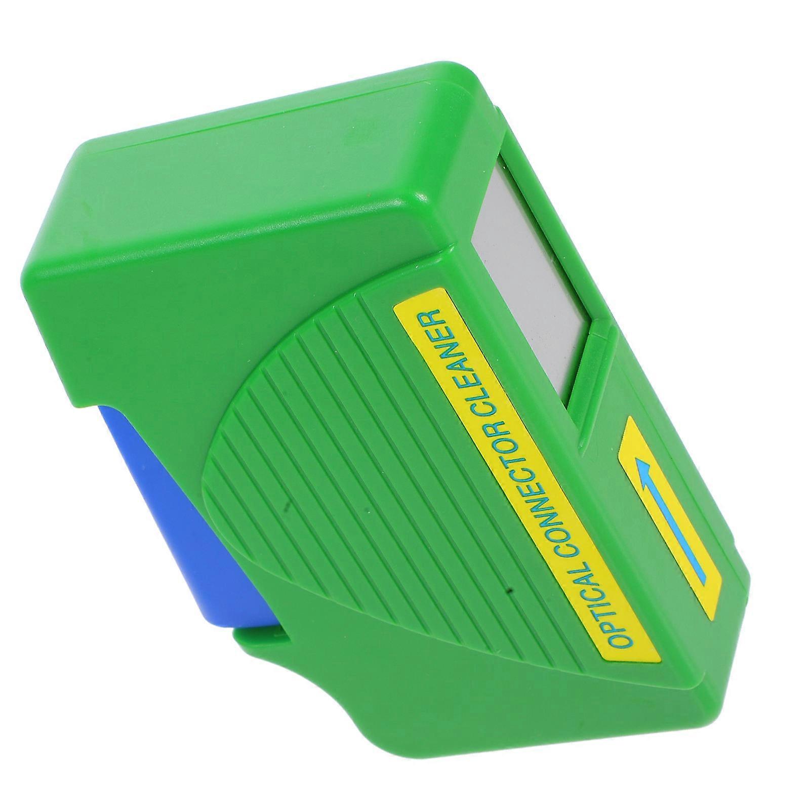 Fiber Optic Cleaning Box for Efficient Optical Cable Cleaning Portable Green