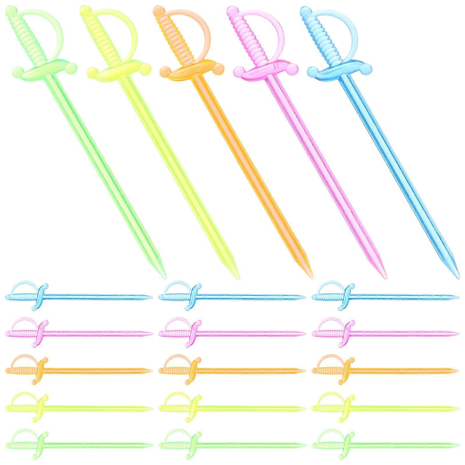 Party Picks Sword Picks for Party Use 200Pcs Assorted