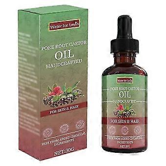 Organic Poke Root Castor Oil, Supports Cysts, Boils, Fibroids, Swollen Lymph Nodes, Breast & Joint Health - Organic Lymphatic Aid