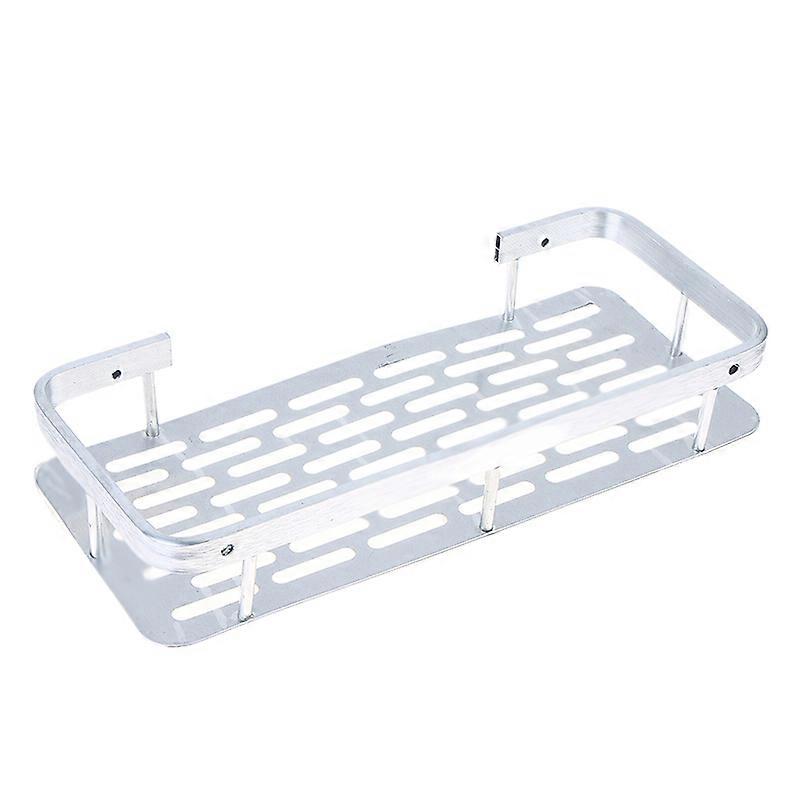 Wall Hanging Corner Single Layer Rectangular Bracket Wall Mounted Shower Shampoo Rack Bathroom Rack Towel Rack Bracket