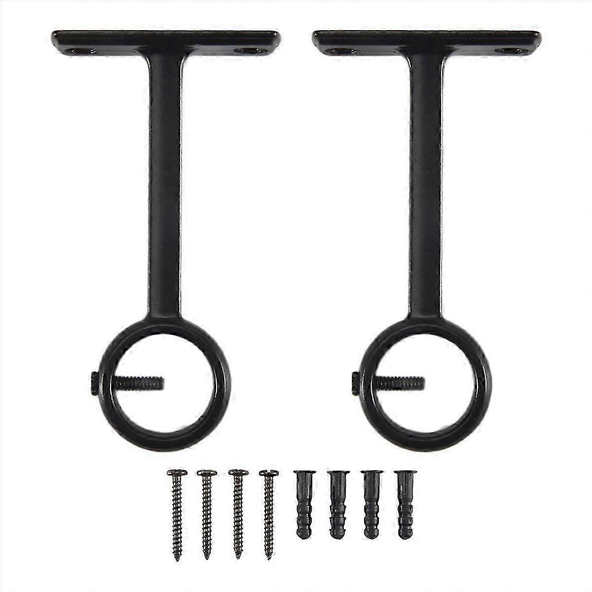 Ceiling Mounted Curtain Rod Brackets, Heavy Duty Ceiling Bracket