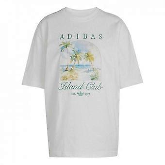 Adidas Dame/Dame Island Club Oversized T-skjorte