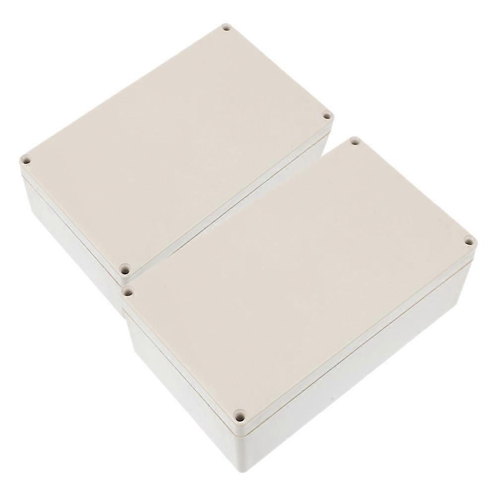 Outdoor Junction Box Weatherproof Plastic Box for Storage 4Pcs