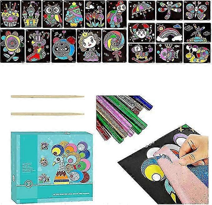 20pcs Pegatinas de educación infantil
