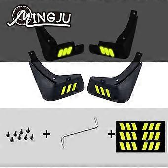 For Geely Geometric C 2021 2022 4PCS Car Mudguard Mudguards Accessories Mud Flaps Splash Guards Cover Fender
