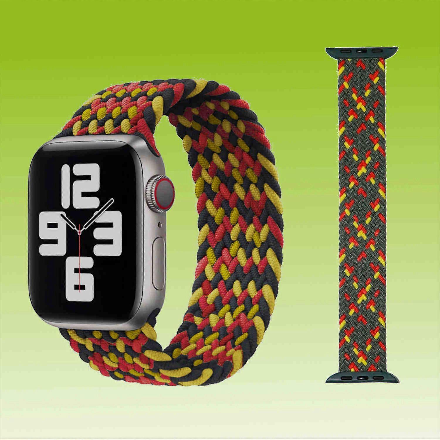 Replacement Nylon Watch Band for Apple Watch Series 10 42mm / 9 8 7 41 / 6 SE 5 4 40 / 3 2 1 38mm