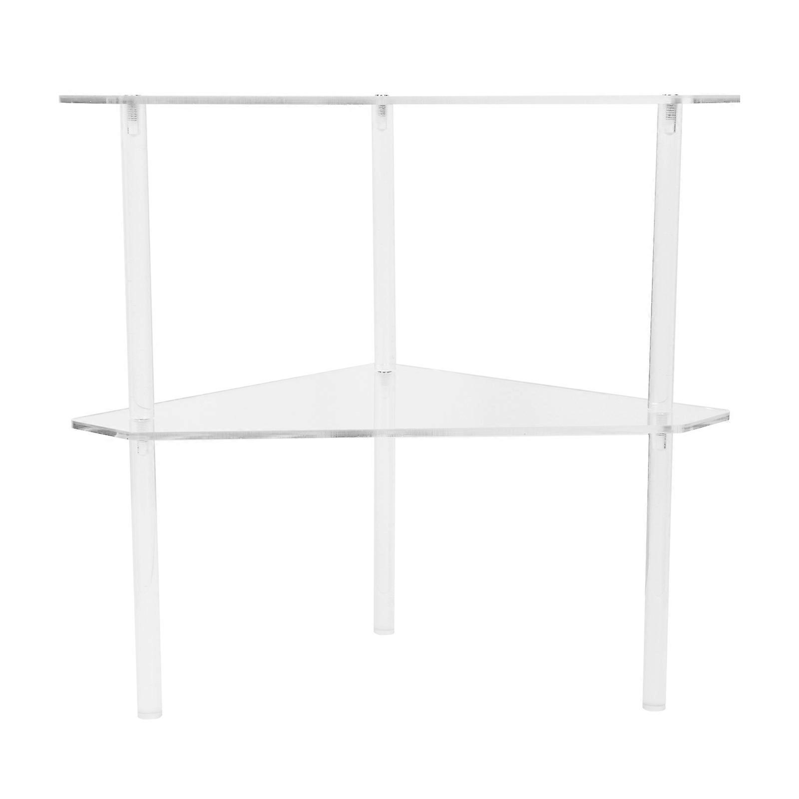 1set Bathroom Corner Storage Display Rack Dressing Table Storage Holder