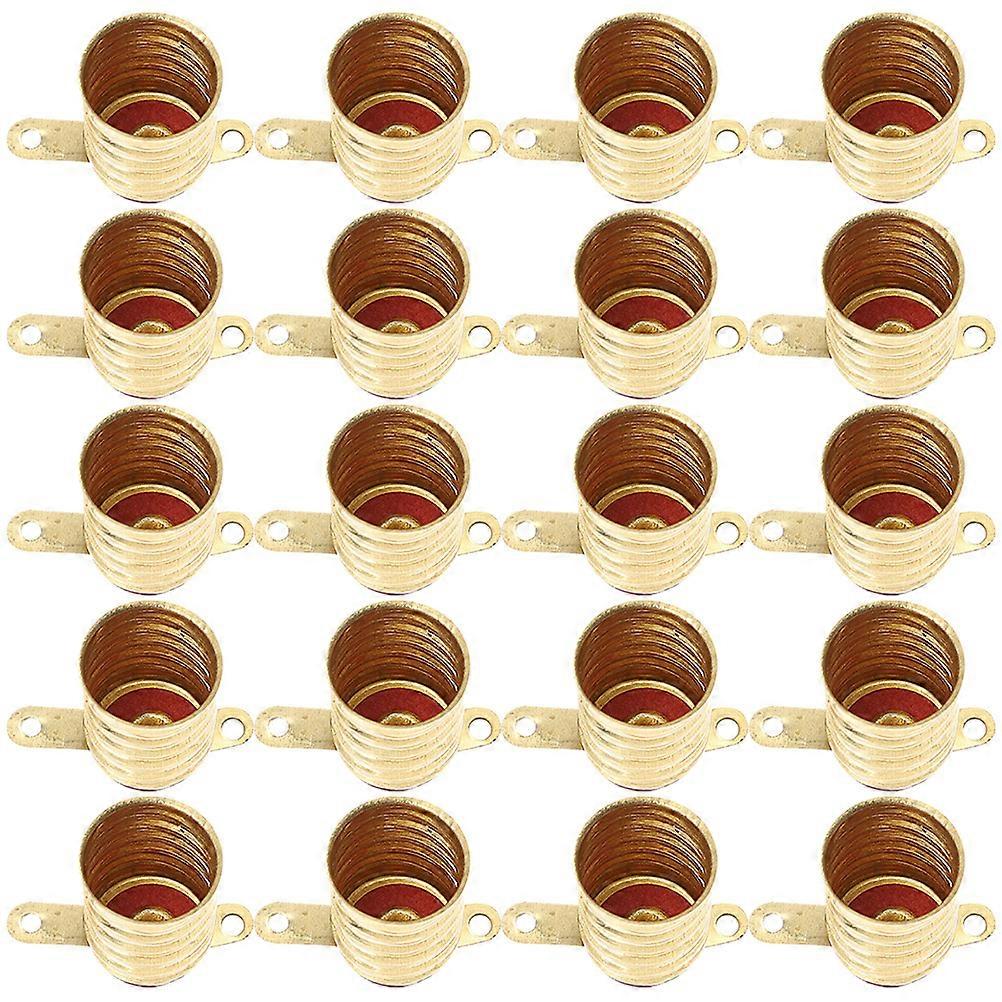 20pcs Lamp Base Bulb Holder Mini Led Bulb Socket E10 Light Socket Lamp Socket