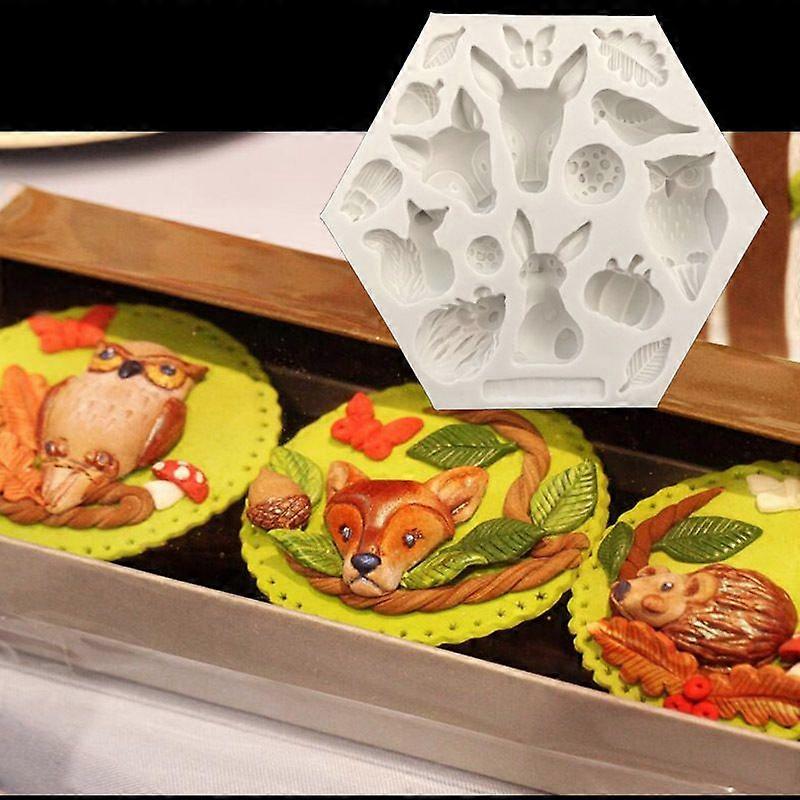 Forest Animal Series Baking Mold - 1PC