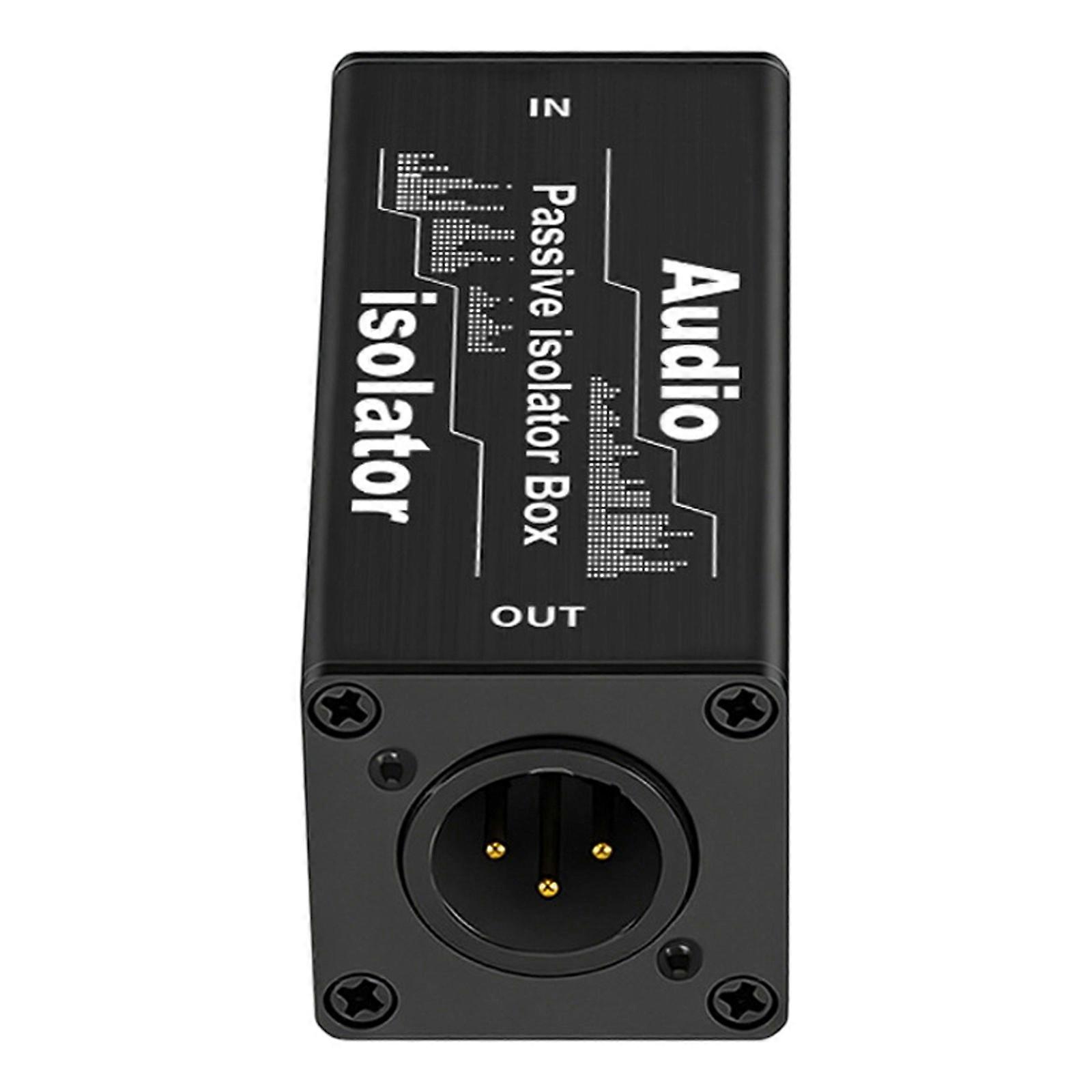 Isolateur audio passif pour tables de mixage, interfaces et chaînes de signaux d'instruments en enregistrement et en direct. Utilisation multicolore.