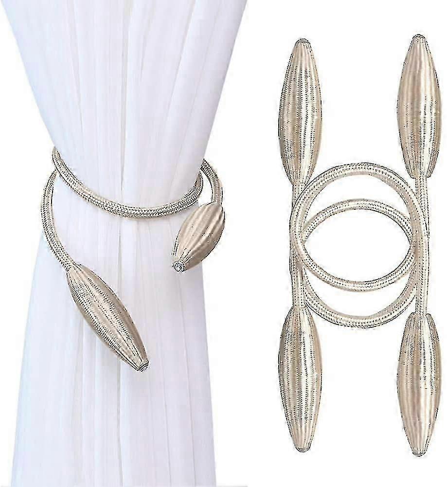 2pcs Creative Curtain Tieback Twist Tie Backs Support décoratif