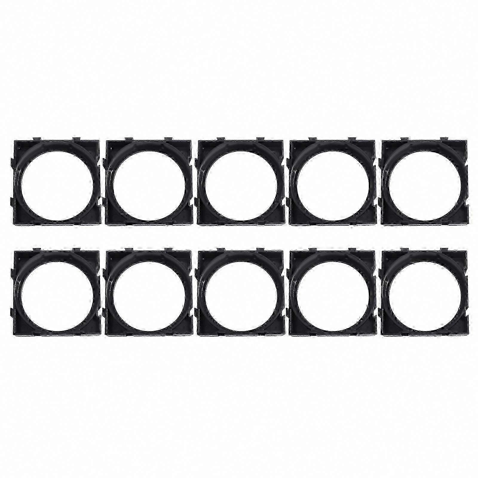 10 Pack Lithium Battery Holder Frame, Easy Installation, Stackable Design compatible with Space Saving, Durable Anti-Shock Features
