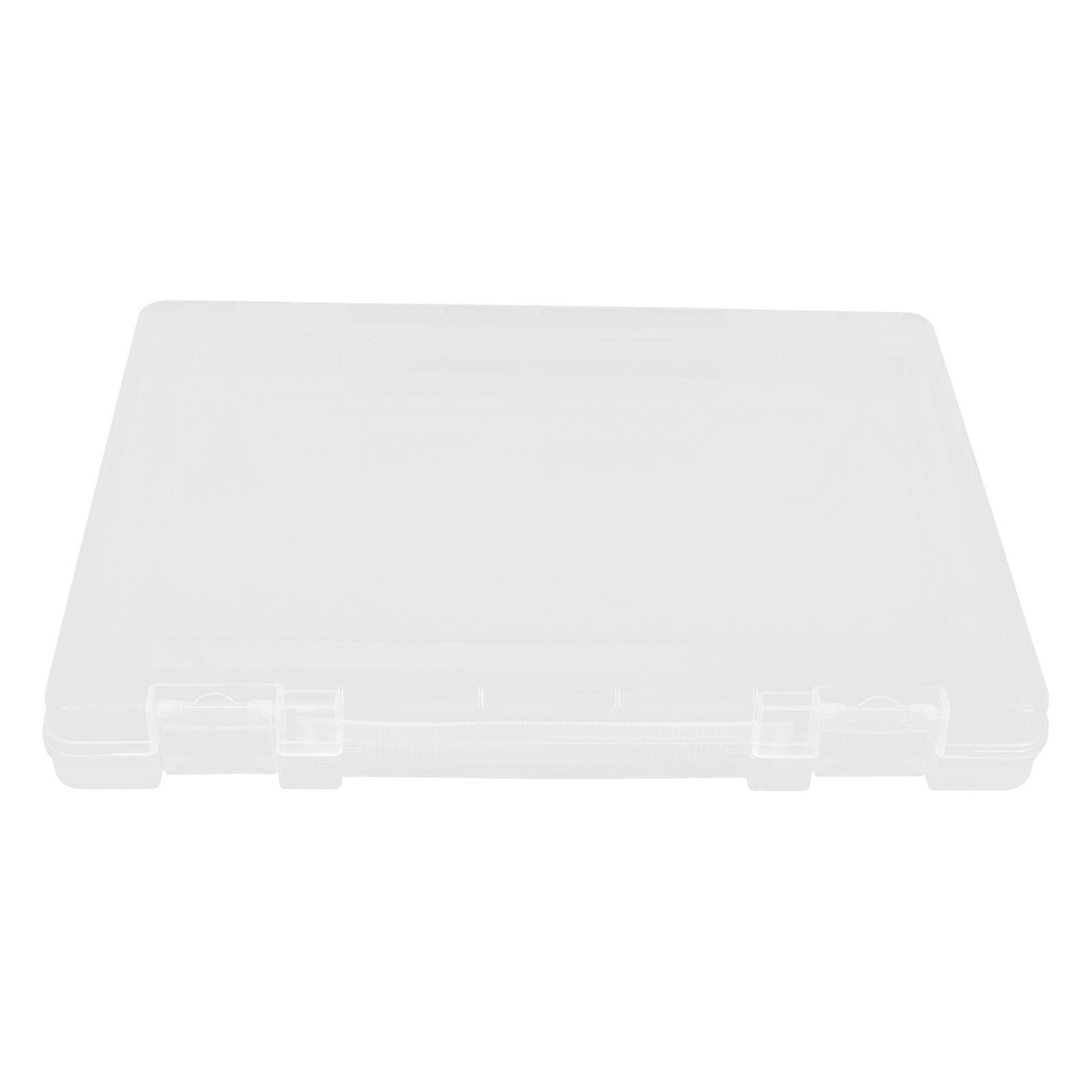 Plastic Household File Box for Storage Transparent Document Organizer