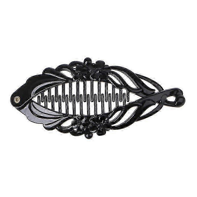 Simple Black Banana Clip