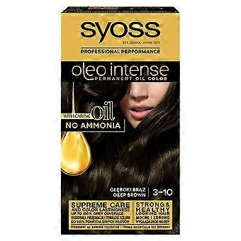 syoss Oleo Intense permanente Haarfarbe mit Ölen 3-10 Tiefbraun