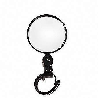 Bicycle Handlebar Rearview Mirror 360° Rotation, Flexible Arm, Wide-Angle Convex Mirror, 4-Pack Black Side View Mirror